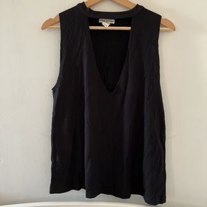 Sleeveless Black Top